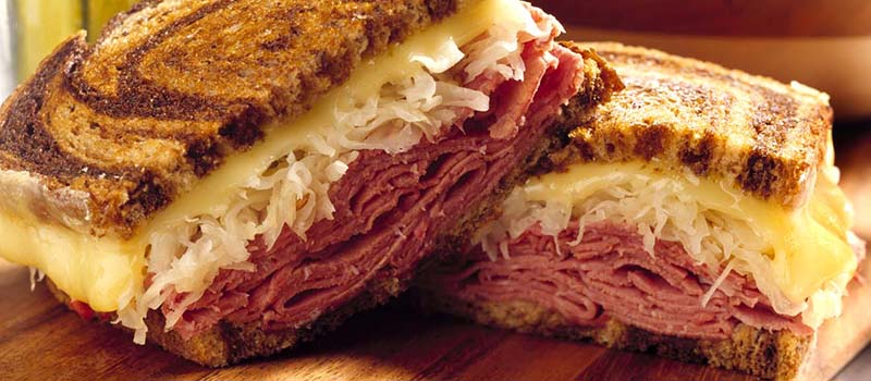 A Taste of Excellence reuben sandwich