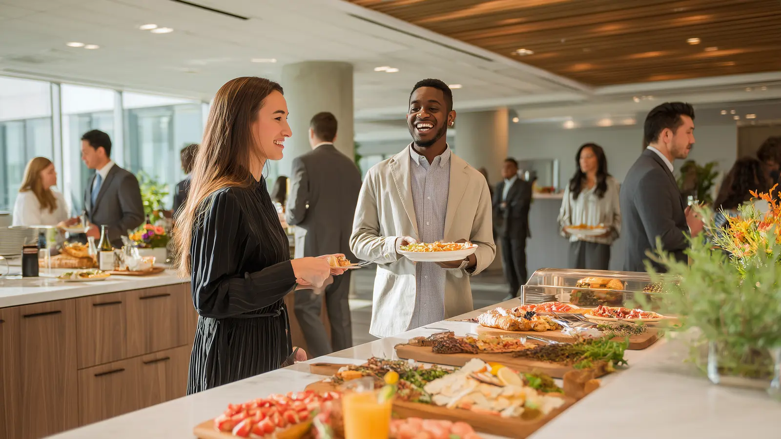 Spring Corporate Catering Ideas for Employee Appreciation Events, Office Lunches and Client Gatherings Spring Corporate Catering Ideas for Employee Appreciation Events, Office Lunches and Client Gatherings