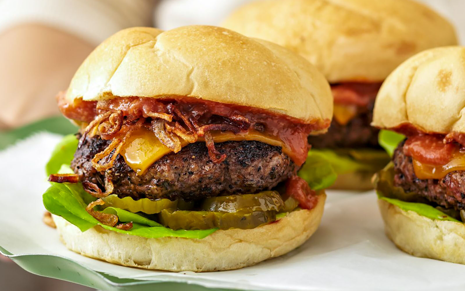 A Taste of Excellence Catering burgers