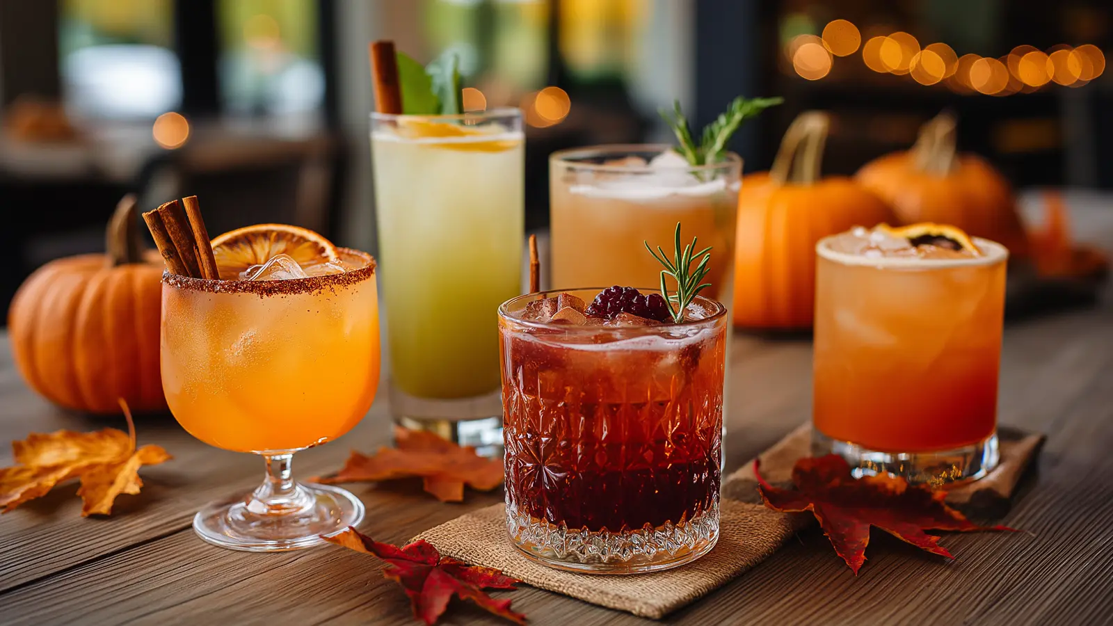 Fall Cocktails, Mocktails and Seasonal Beverages