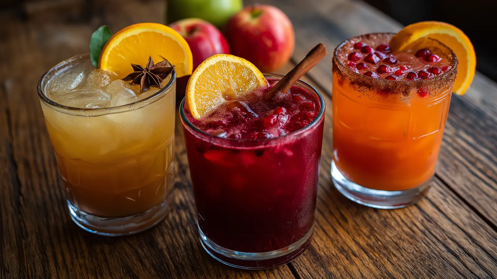 Fall Cocktails, Mocktails and Seasonal Beverages