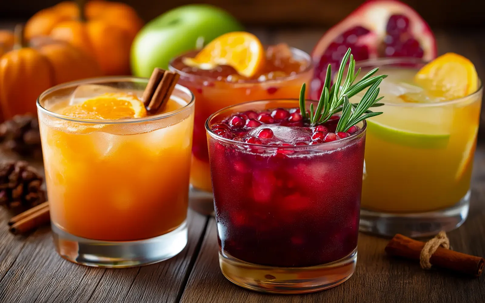 Fall Cocktails, Mocktails and Seasonal Beverages